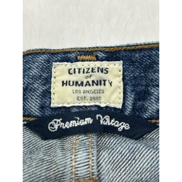 Citizens of Humanity Jeans Women 27 Premium Vintage Jolene Slim Button Fly - Picture 8 of 12